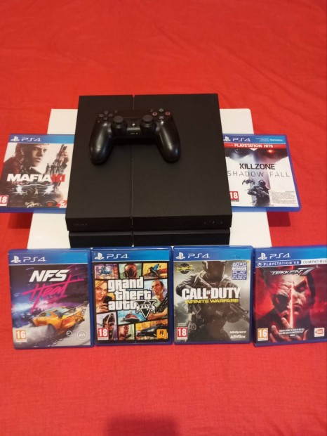 Sony Playstation 4 PS4 500GB Kitn llapotban Elad! 100.000Ft