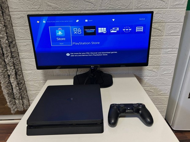 Sony Playstation 4 PS4 konzol szinte új eredeti controllerrel