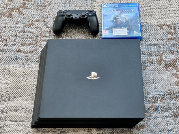 Sony Playstation 4 Pro 1TB, Cuh-7116B elad kett kontrollerrel