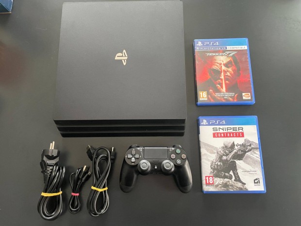 Sony Playstation 4 Pro 1TB + Jtkok Komplett! PS4 Play Station Tekken