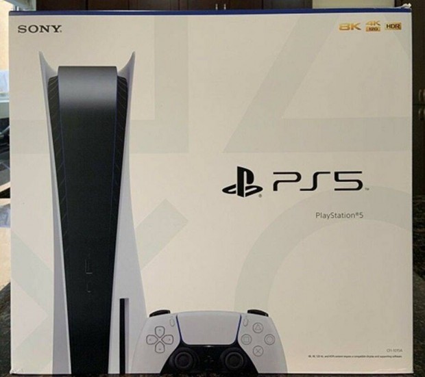 Sony Playstation 5 825GB Standard Console Disc Blu Ray Version