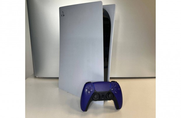 Sony Playstation 5 Digital Edition jtkkonzol egy kontrollerrel-lila