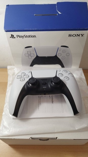 Sony Playstation 5 PS5 eredeti fehr kontroller elad dobozos