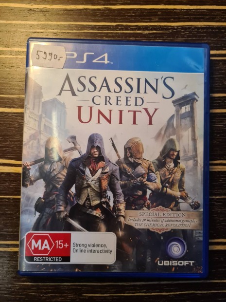 Sony Playstation ps4 Assassin's Creed Unity játék