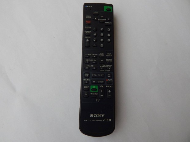 Sony RMT-V153A tipus VHS Videkszlk /Tv Tvirnyt Eredeti