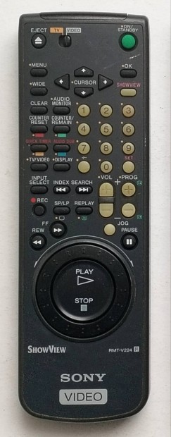 Sony RMT-V224  VHS Videmagn tvirnyt 