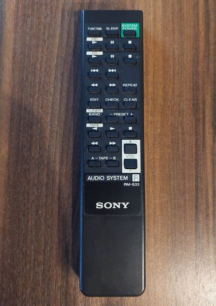 Sony RM-S33 rendszer tvirnyt Audio System eredeti