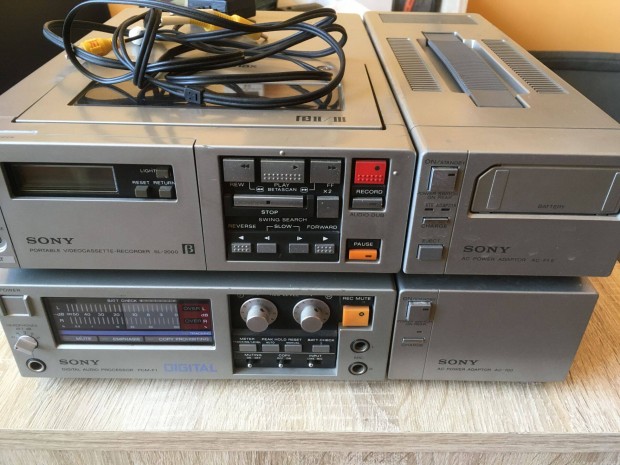 Sony SL2000 Betamax s PCM-F1 ritkasg