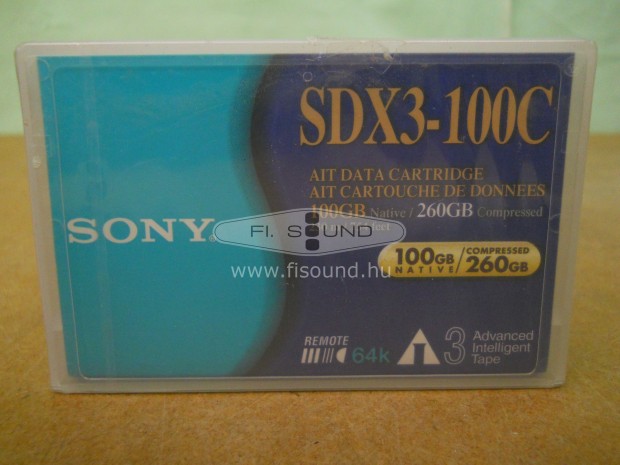 Sony Sdx3-100C , Advanced Inteligent Tape kazettk