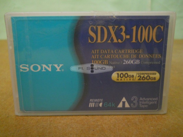 Sony Sdx3-100C , Advanced Inteligent Tape kazettk