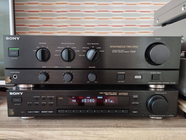 Sony TA-F220 erst + Sony ST-S570Es tuner