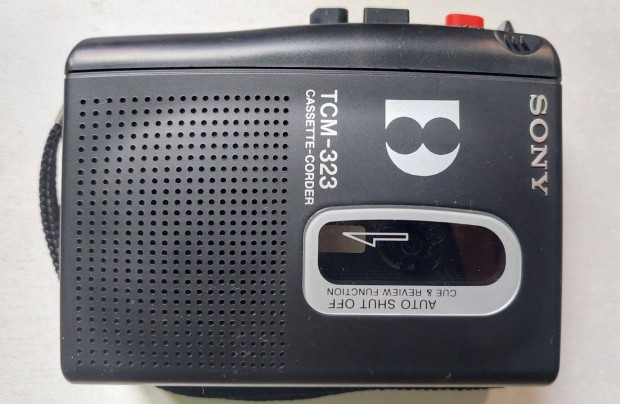 Sony TCM-323 Recorder Player Diktafon Sztere Walkman Kazetts MAGN