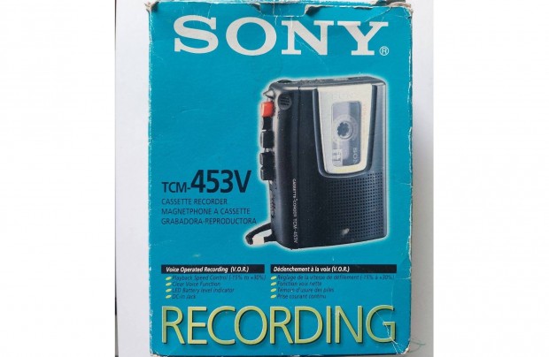 Sony TCM-435V Diktafon Sztere Walkman Kazetts MAGN Sony