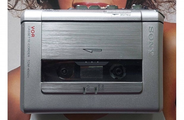 Sony TCM-450DV Diktafon Sztere Walkman Kazetts MAGN (Fm-Hzas)