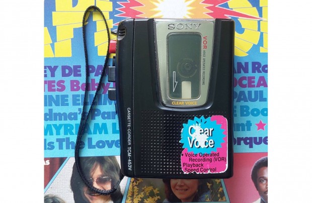 Sony TCM-453V Diktafon Walkman Kazettás MAGNÓ Sony Diktafon MAGNÓ