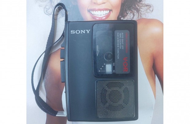 Sony TCM-S66V Diktafon Walkman Kazetts MAGN 2 x Sebessg VOR Sony