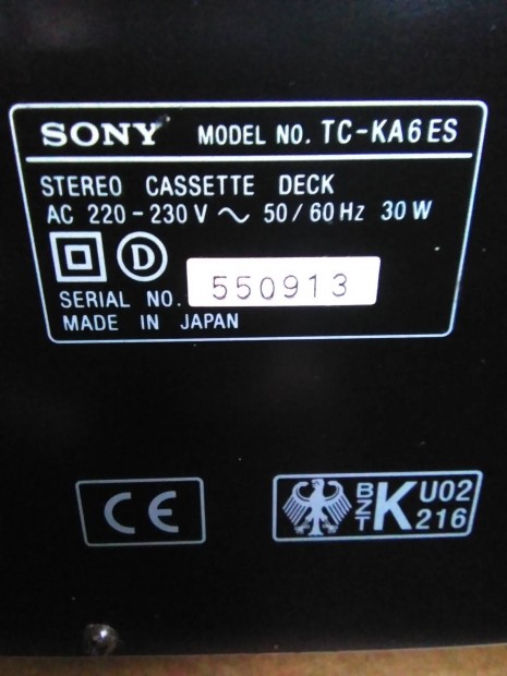 Sony TC-KA6 Es