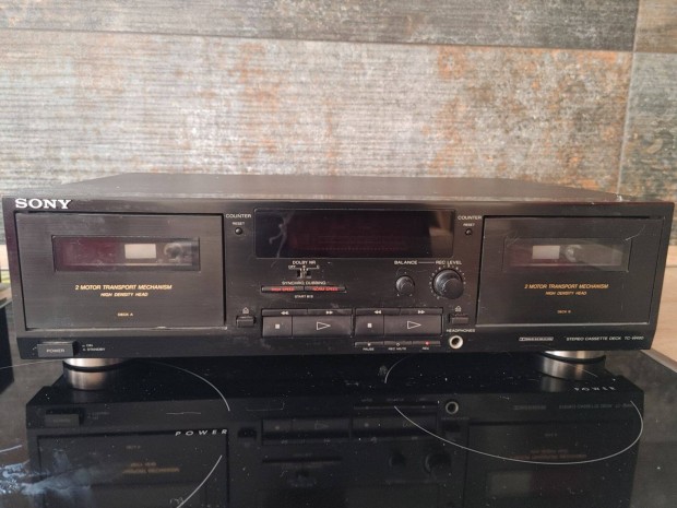 Sony TC-W490 stereo casette deck Japan