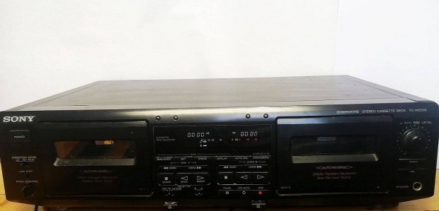 Sony TC-WE 505 Japn gyrtmny kt kazetts magn deck hibs