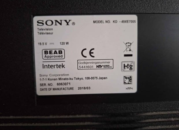 Sony UHD Smart 4K led tv