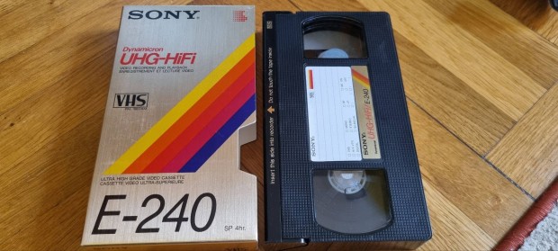 Sony UHG-Hifi E-240 vhs kazetta