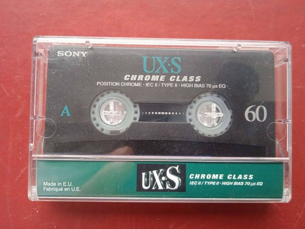 Sony UX S 60 Chome Class retro audio kazetta , gyjti llapot