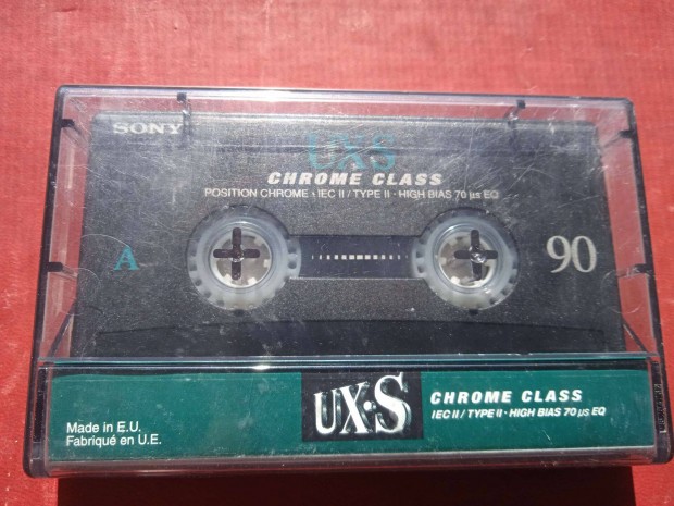 Sony UX S Chrome Class 90 audio kazetta , írásmentes papír