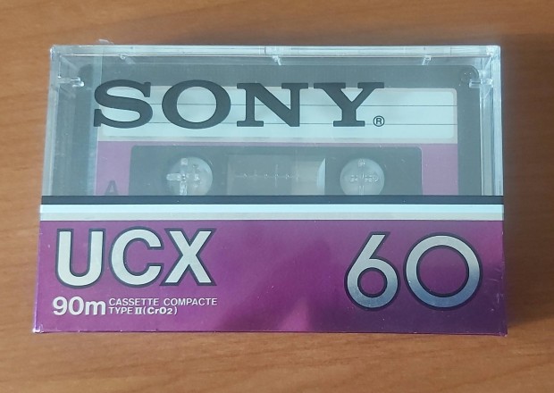 Sony Ucx 60 bontatlan audi kompakt magn kazetta CrO2 krmos type II