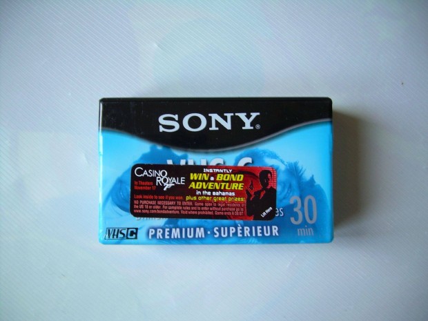 Sony VHS-C videó kazetta, videókazetta