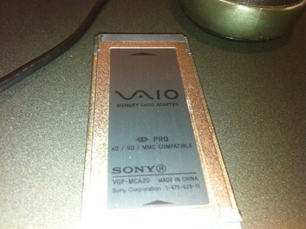 Sony Vaio Vgp-MCA20 memriakrtya olvas