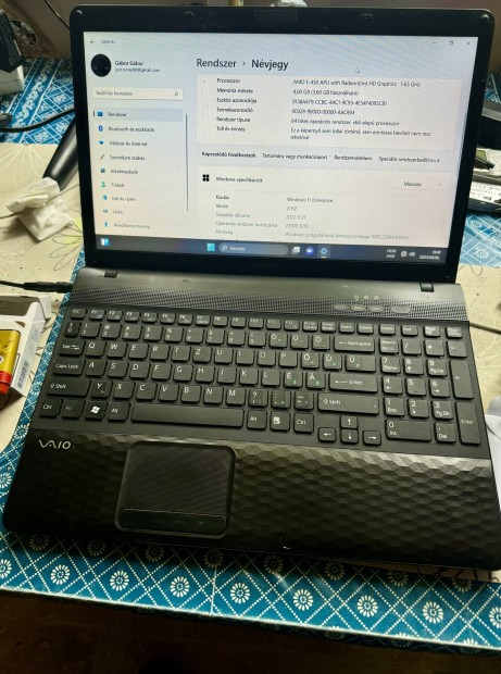 Sony Vaio laptop