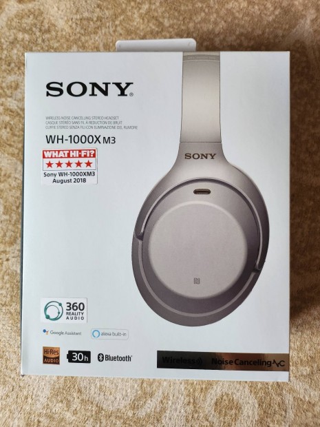 Sony WH-1000XM3, Bluetooth, Ldac, aktv zajszrs.