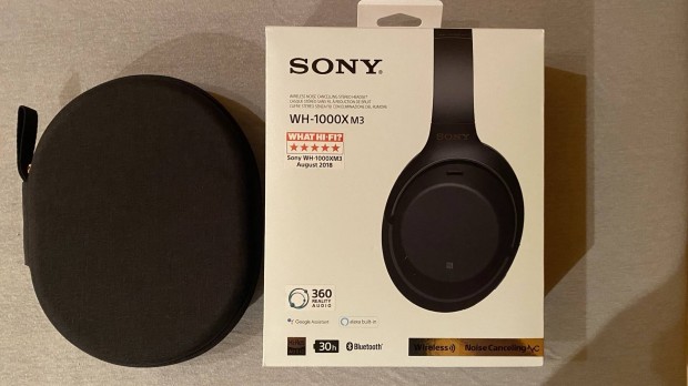 Sony WH-1000XM3 zajszűrős fejhallgató