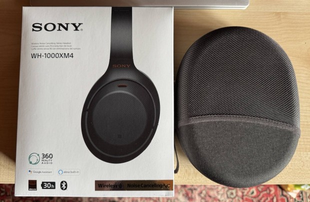 Sony WH-1000XM4 - �jszer�, eredeti dobozzal