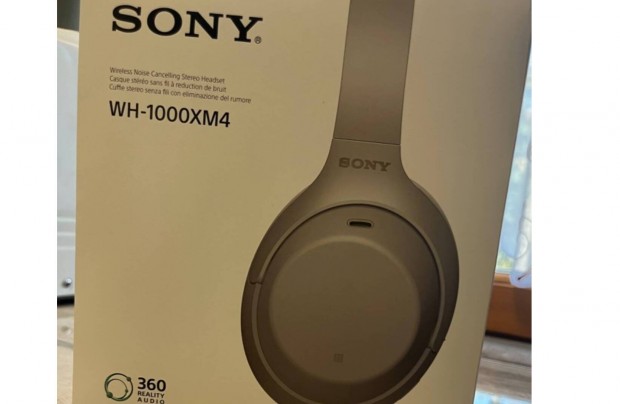 Sony WH-1000XM4 zajszrs bluetooth fejhallgat