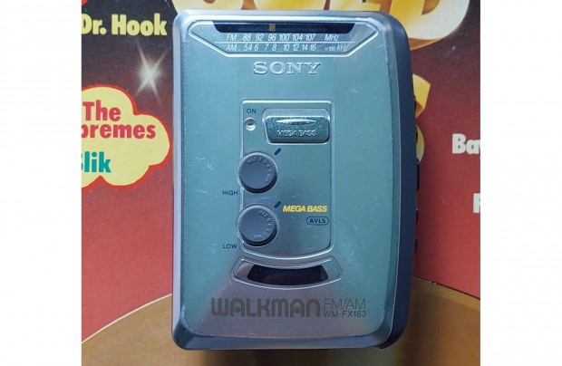 Sony WM-FX183 Sztereó Rádió FM/AM Walkman Kazettás MAGNÓ Sony MAGNÓ