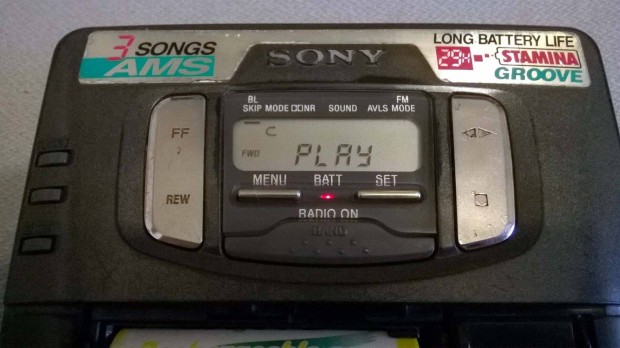 Sony Walkman FX-551, rádiós kazetta lejátszó, Made In Japan