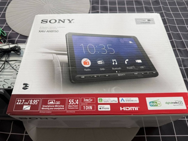 Sony Xav-AX8150 multimédia fejegység Android auto Car Play