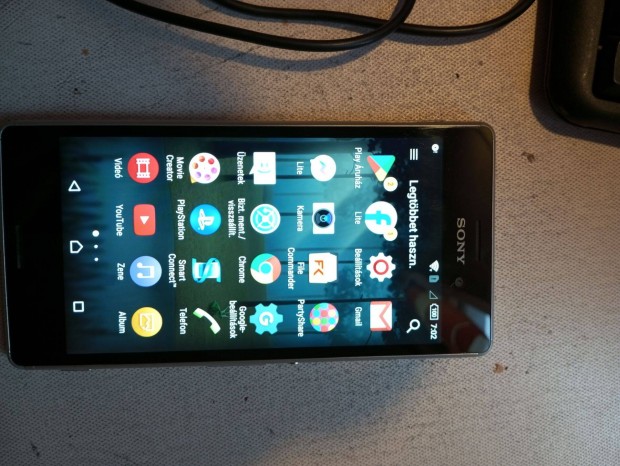 Sony Xperia M4 Aqua 16 GB krtyafggetlen mobiltelefon fekete sznben