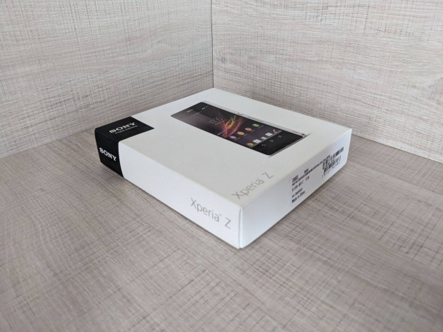 Sony Xperia Z, White, 16 GB, Új (0 Perces), Garanciával!