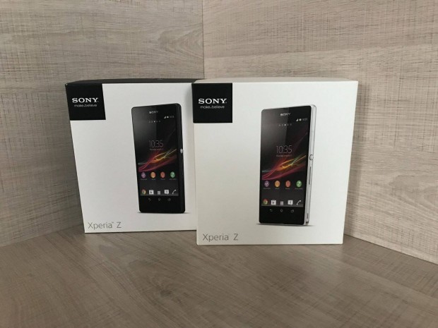 Sony Xperia Z, White / Black, 16 GB, j (0 Perces), Ajndkokkal