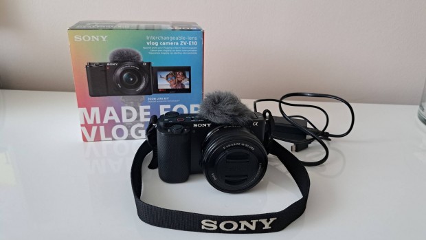 Sony ZV-E10 MILC vlogger kamera elad 