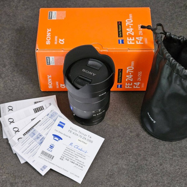 Sony Zeiss 24-70mm f/4.0 zoom objektv FE OSS 24-70 SEL2470Z.AE