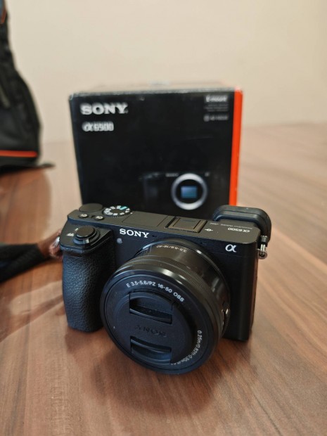 Sony a6500 milc kit +obik +kiegsztk 