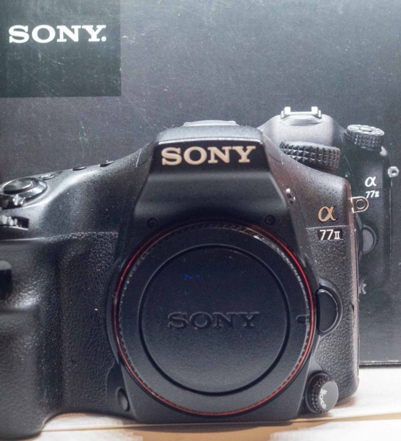 Sony a77II 4 obj., krtya, + akku, doboz, szjak csere olcsbb Sony a