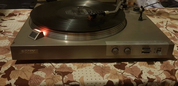 Sony bakelit lemezjátszó hifi stroboszkóp lámpás S karos