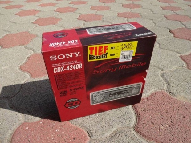 Sony cdx-4240r aut cd jtsz csomagol doboz
