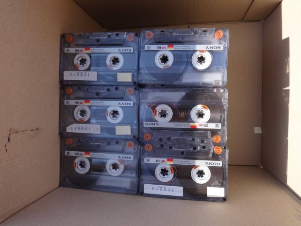 Sony hf-60 magnó kazetták!