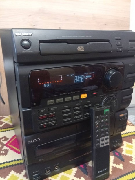 Sony hifi center rádió aux erősítő távirányító
