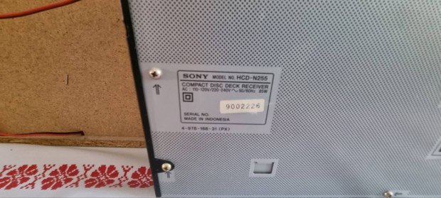 Sony hifi rendszer 